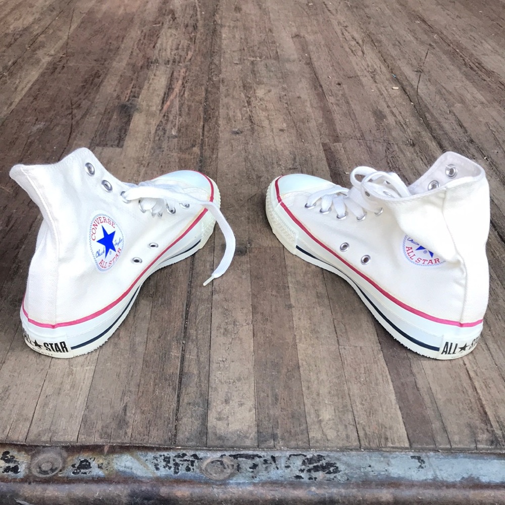 Original “made in USA” chuck Taylor high tops.